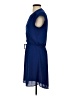 DR2 100% Polyester Solid Blue Casual Dress Size XS - photo 5