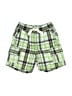 Gymboree 100% Cotton Plaid Green Board Shorts Size 6-12 mo - photo 1