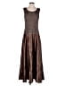 Cachet Metallic Brown Cocktail Dress Size M - photo 1