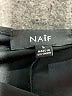 Naif 100% Polyester Solid Black Cocktail Dress Size L - photo 7