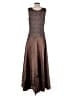 Cachet Metallic Brown Cocktail Dress Size M - photo 2