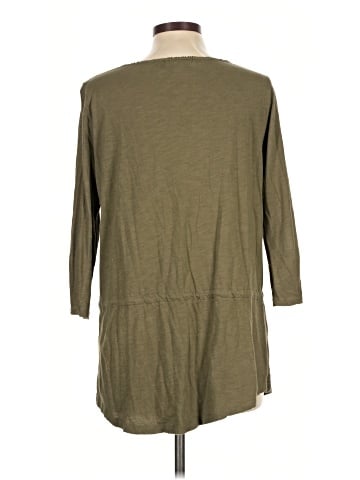 Lauren by Ralph Lauren 3/4 Sleeve Button-Down Shirt (view 2)
