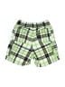 Gymboree 100% Cotton Plaid Green Board Shorts Size 6-12 mo - photo 2