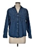 Zara Blue Long Sleeve Button-Down Shirt Size M - photo 1