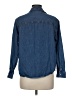Zara Blue Long Sleeve Button-Down Shirt Size M - photo 2