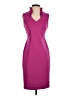 Calvin Klein Solid Purple Cocktail Dress Size 4 - photo 1