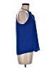 Naked Zebra 100% Polyester Blue Sleeveless Blouse Size M - photo 4
