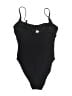Andie Solid Black One Piece Swimsuit Size M - photo 2