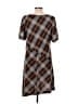 Cato Plaid Brown Casual Dress Size L - photo 2