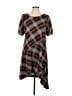 Cato Plaid Brown Casual Dress Size L - photo 1