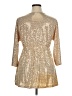 Daniel Benjamin Gold 3/4 Sleeve Blouse Size 1X - photo 2
