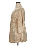 Daniel Benjamin Gold 3/4 Sleeve Blouse Size 1X - photo 5
