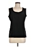 St. John Black Sleeveless Top Size 6 - photo 1