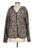 Laura Scott 100% Polyester Animal Print Brown Jacket Size M - photo 1