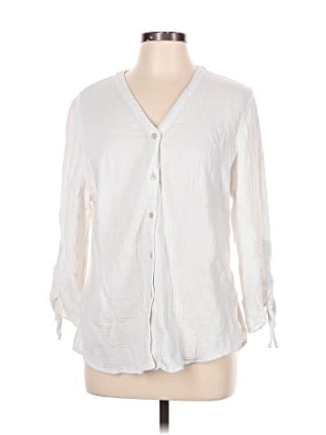 Foxcroft 3/4 Sleeve Blouse (view 1)