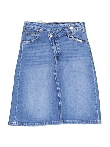 Zara Denim Skirt (view 1)