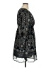 Collection 100% Polyester Paisley Blue Cocktail Dress Size XL - photo 4