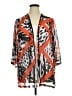 Bob Mackie 100% Polyester Orange Cardigan Size XL - photo 1