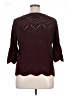 LC Lauren Conrad Burgundy Pullover Sweater Size XL - photo 2