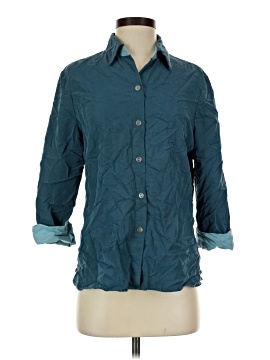 Jaclyn Smith 3/4 Sleeve Button Down Shirt