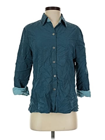Jaclyn Smith 3/4 Sleeve Button-Down Shirt (view 1)