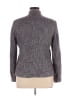 Coldwater Creek Tweed Gray Purple Blazer Size 14 - photo 2
