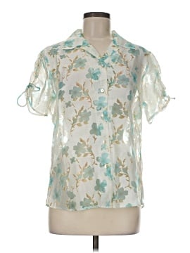 Susan Graver Short Sleeve Blouse