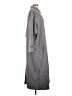 Talbots 100% Polyester Gray Trenchcoat Size 10 - photo 4