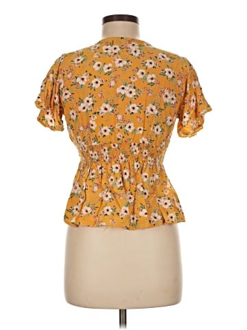 Full Circle Trends With Love Short Sleeve Blouse (view 2)