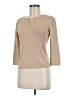 Valerie Separates Tan Long Sleeve Henley Size M - photo 1