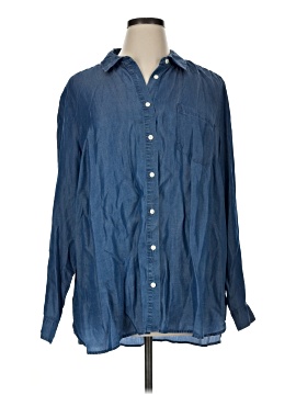 Terra & Sky Long Sleeve Button Down Shirt