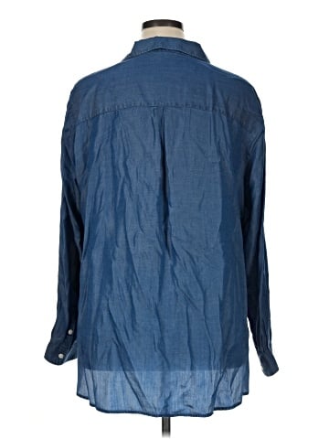 Terra & Sky Long Sleeve Button-Down Shirt (view 2)