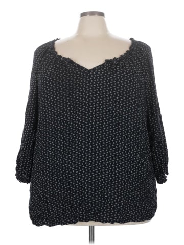 Faded Glory 3/4 Sleeve Blouse (view 1)