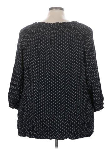 Faded Glory 3/4 Sleeve Blouse (view 2)