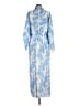 Alexia Admor 100% Rayon Tie-dye Blue Casual Dress Size 6 - photo 2