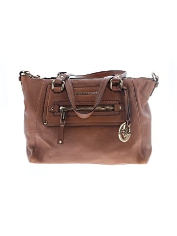 MICHAEL Michael Kors Leather Satchel (view 1)