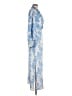 Alexia Admor 100% Rayon Tie-dye Blue Casual Dress Size 6 - photo 4