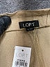Ann Taylor LOFT Solid Tan Khaki Shorts Size XL - photo 3