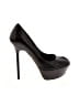 Sergio Rossi 100% Leather Black Heels Size EU 37 1/2 - photo 1
