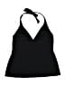 2Bamboo Solid Black Swimsuit Top Size M - photo 2