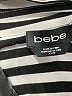 Bebe Stripes Black Casual Dress Size XS - photo 7