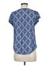 Artisan NY 100% Rayon Blue Short Sleeve Blouse Size M - photo 2