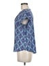 Artisan NY 100% Rayon Blue Short Sleeve Blouse Size M - photo 5