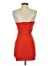 Forever 21 Solid Orange Cocktail Dress Size S - photo 2