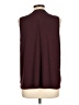 Ann Taylor Burgundy Sleeveless Blouse Size L - photo 2