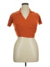 Cider Orange Short Sleeve Top Size XL - photo 1