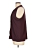 Ann Taylor Burgundy Sleeveless Blouse Size L - photo 5
