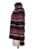 J.Crew Stripes Burgundy Turtleneck Sweater Size M - photo 5