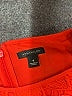 Ann Taylor 100% Polyester Solid Orange Cocktail Dress Size 4 - photo 7