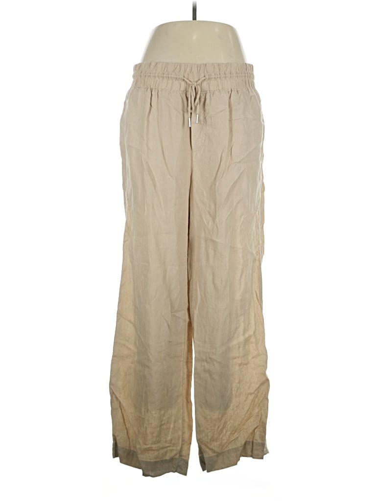 Pre-owned Quince Linen Pants In Tan